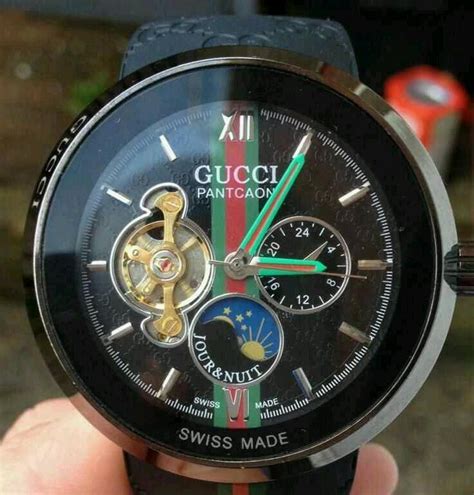 gucci mens watch swiss made|gucci pantcaon swiss made watch.